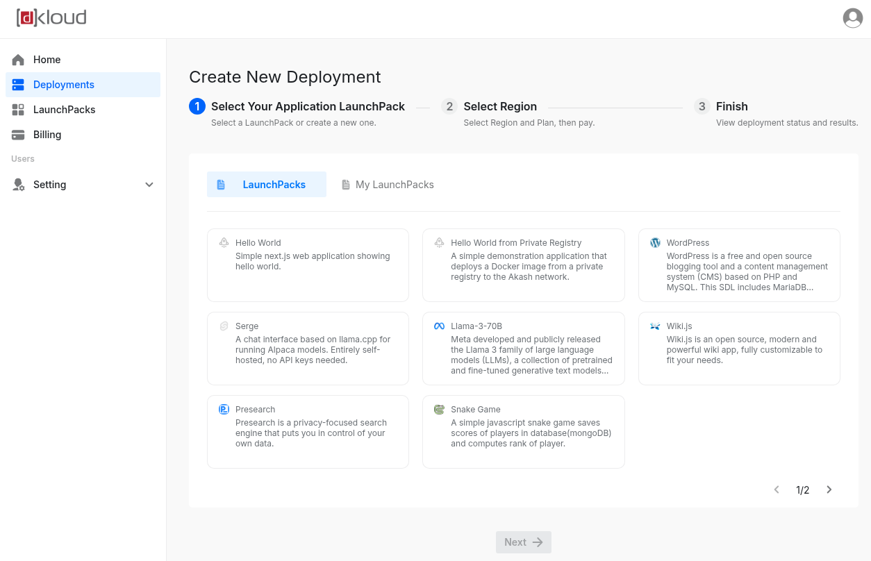 Platform-Wide LaunchPacks